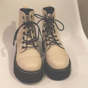 Steve Madden chunky combat boots